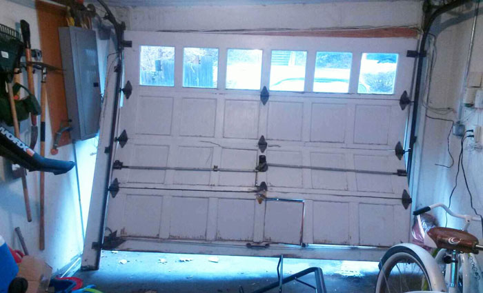 Broken Garage door repairs